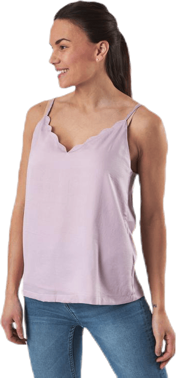 Debbie Singlet Wvn Pink - Bild 4