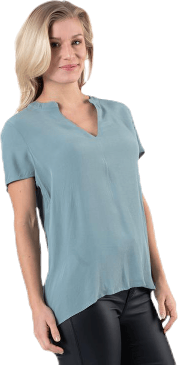 Molly Ss V-Neck Green - Bild 7