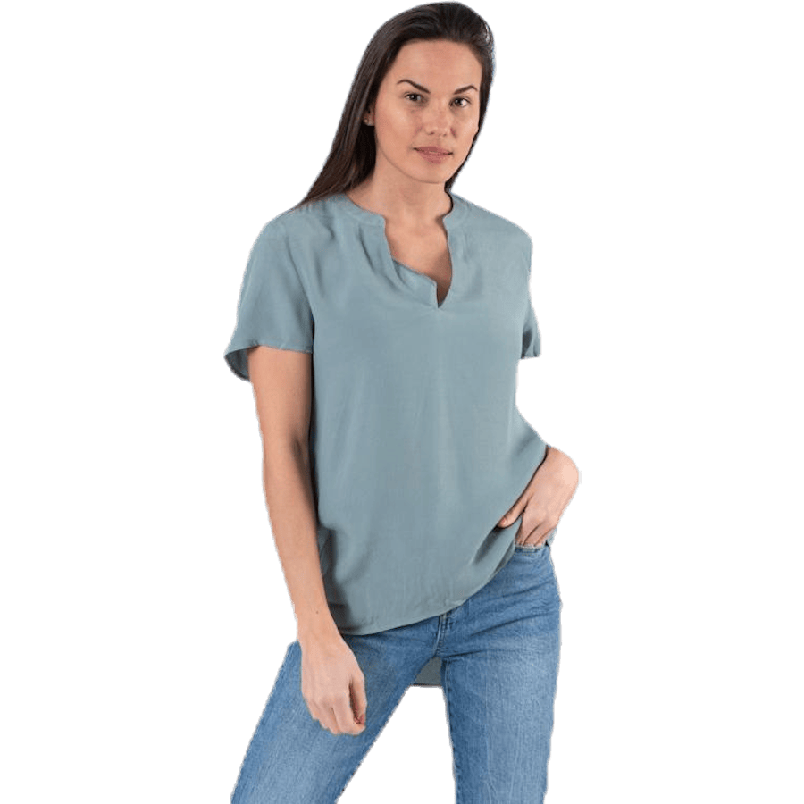 Molly Ss V-Neck Green