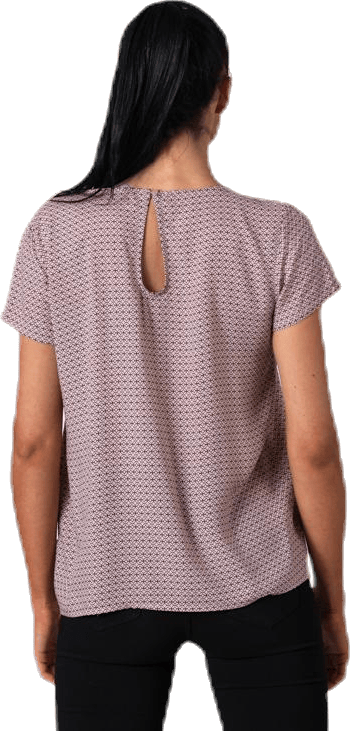 First One Ss Aop Top Red - Bild 3