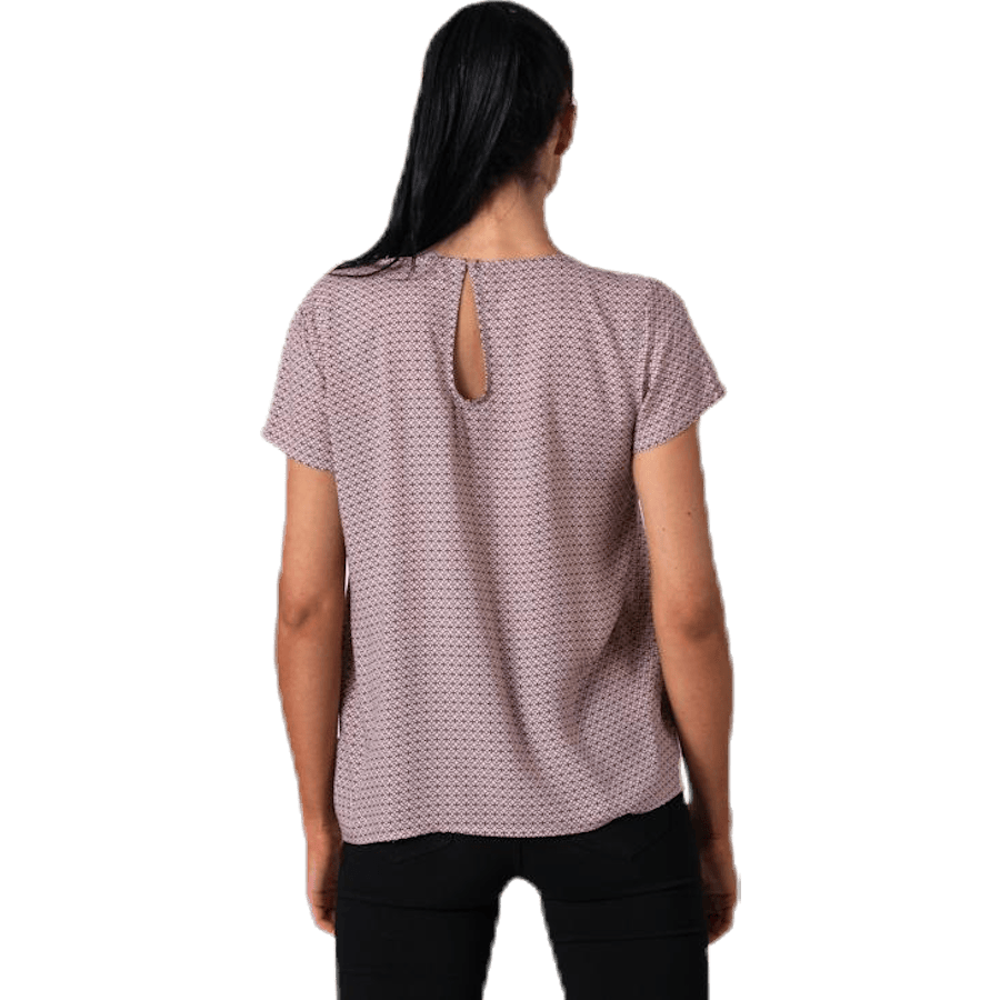 First One Ss Aop Top Red - Bild 3