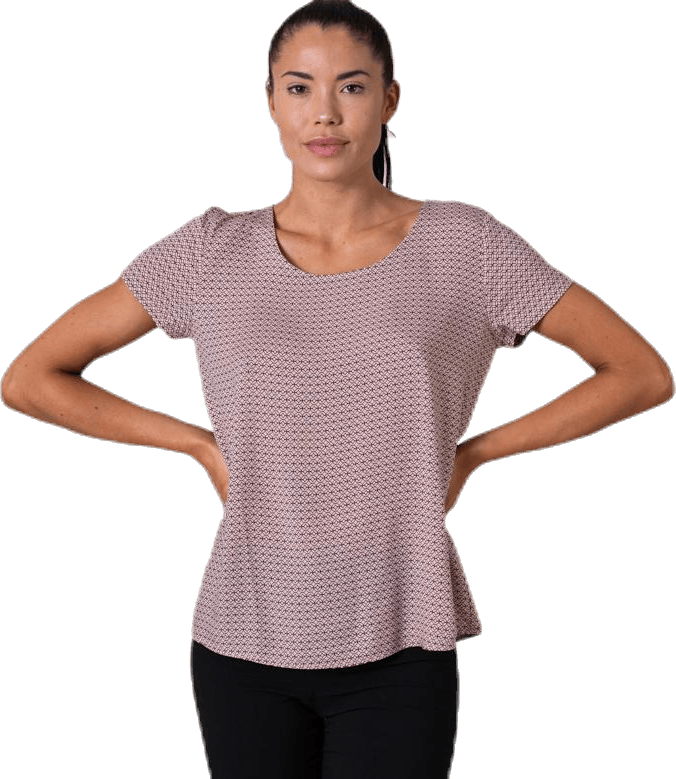 First One Ss Aop Top Red - Bild 4