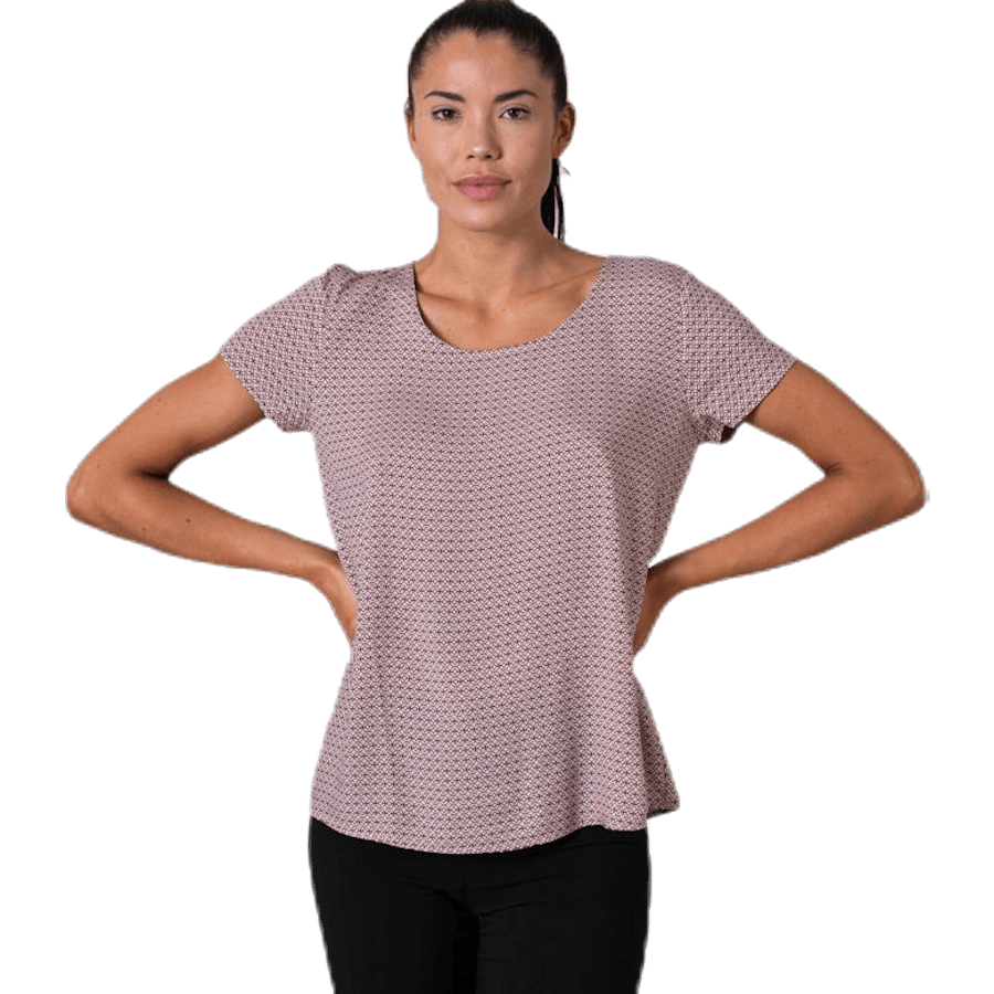 First One Ss Aop Top Red - Bild 4