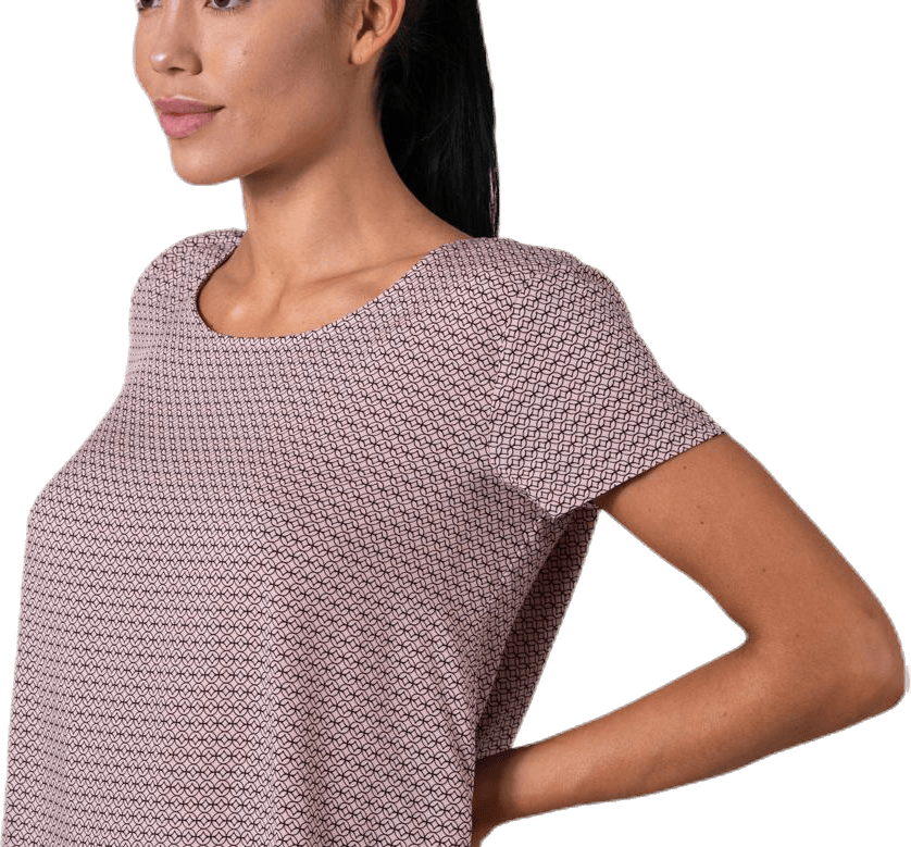 First One Ss Aop Top Red - Bild 5