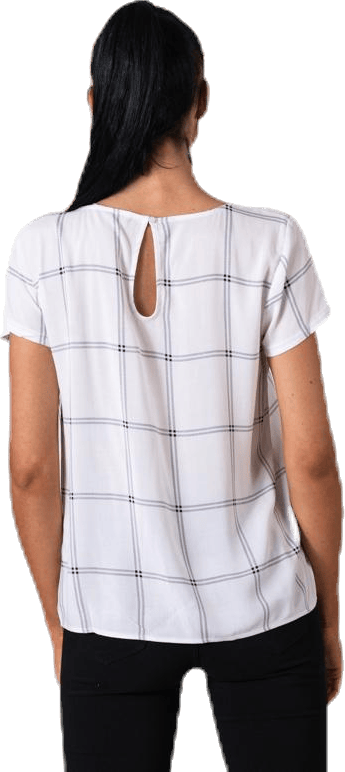 First One Ss Aop Top White - Bild 3