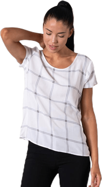First One Ss Aop Top White - Bild 4