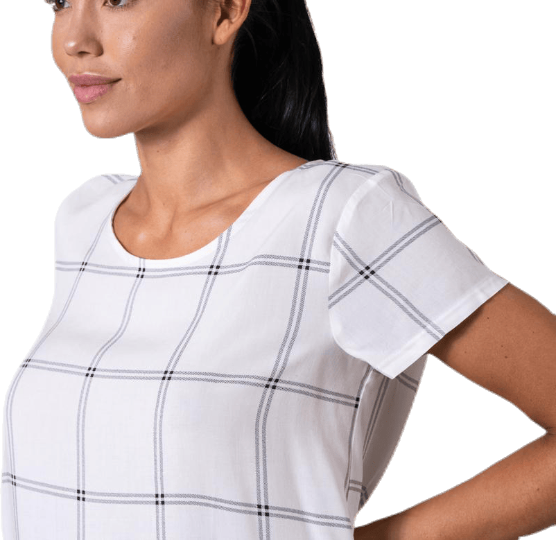 First One Ss Aop Top White - Bild 6