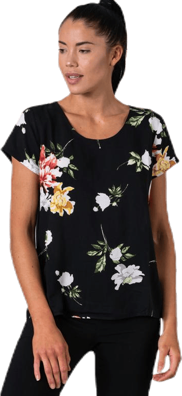 First One Ss Aop Top Black - Bild 5