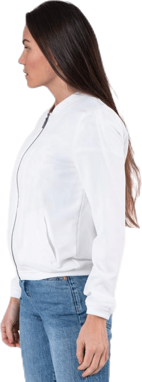 Nova Lux Bomber Jacket Solid 8 White - Bild 4