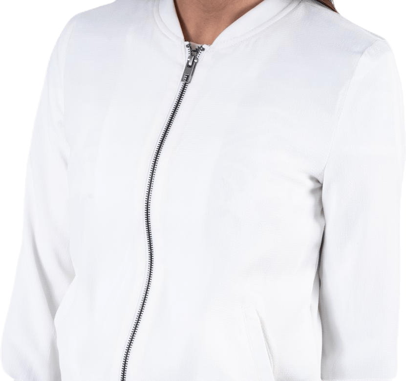 Nova Lux Bomber Jacket Solid 8 White - Bild 5