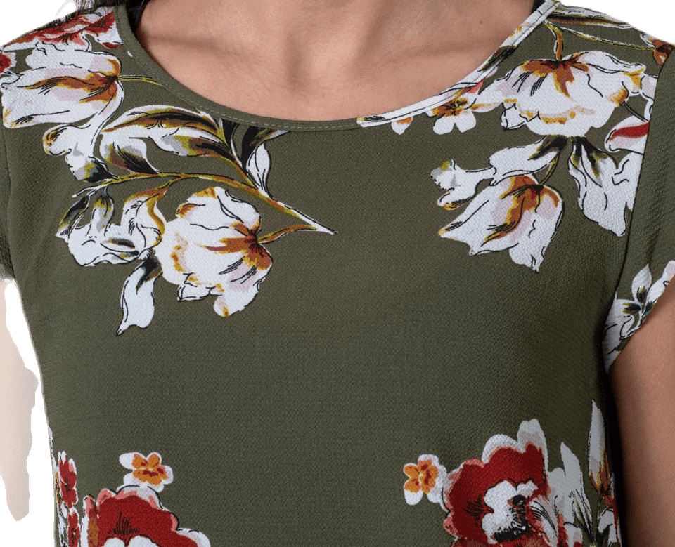 Vic Ss Aop Top Wvn Black - Bild 5