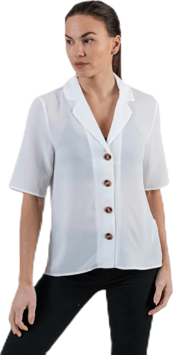 Winner Button Shirt White