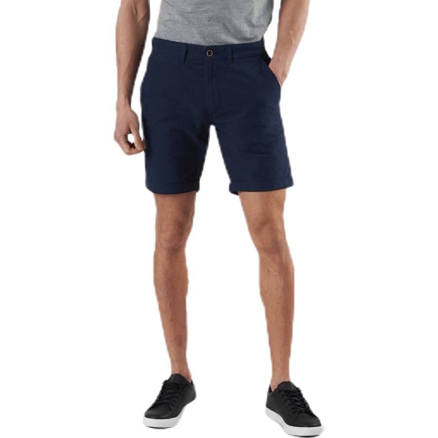 Linen Chino Shorts Blue