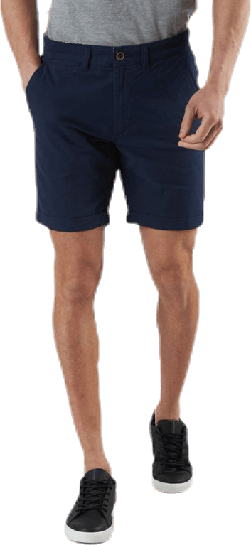 Linen Chino Shorts Blue - Bild 2