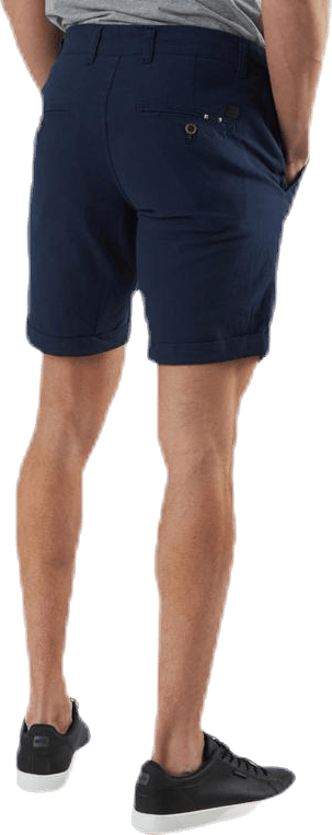 Linen Chino Shorts Blue - Bild 3