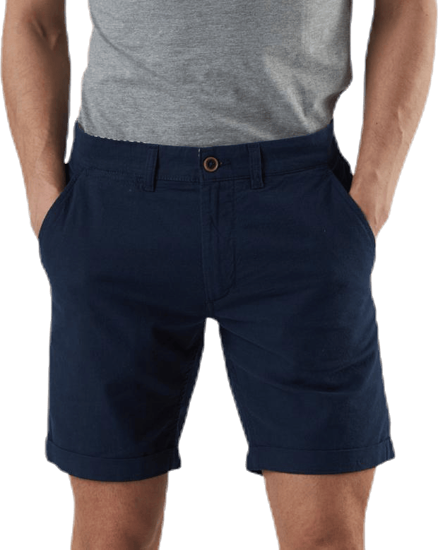 Linen Chino Shorts Blue - Bild 5