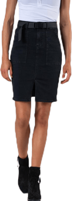 Nala Mw Pencil Buckle Skirt Black