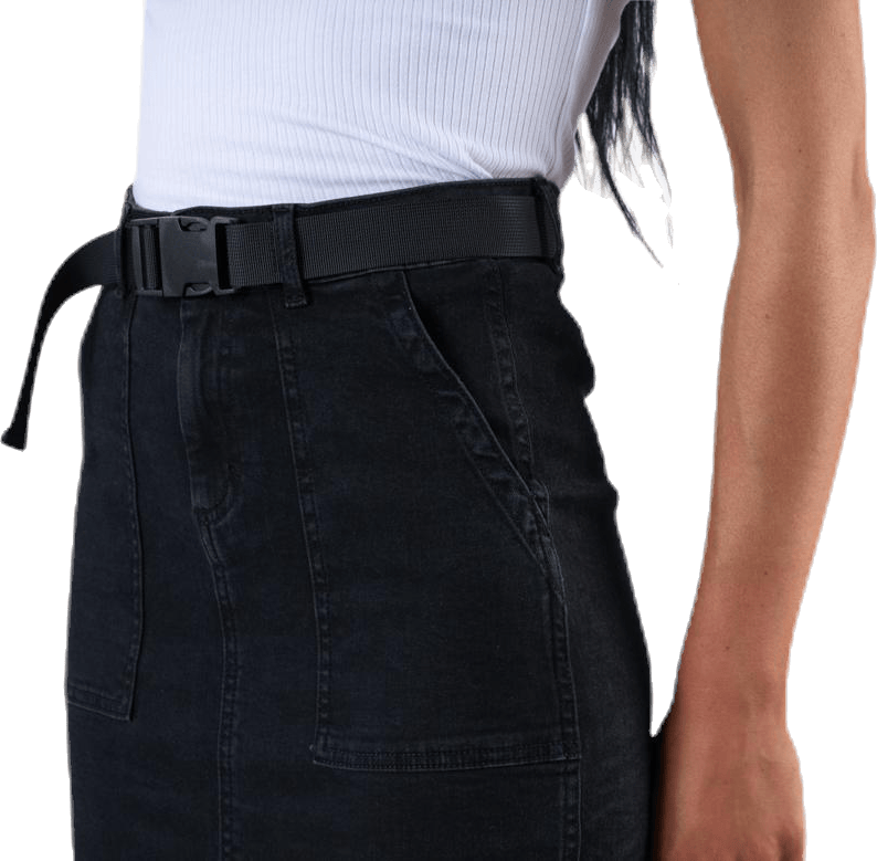 Nala Mw Pencil Buckle Skirt Black - Bild 5