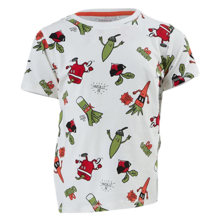 Labano Ss Top White, Unisex, Kleding, T-shirt, Wit, 98