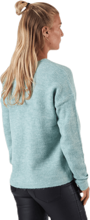 Camilla V-Neck L/S Pullover Knt Beige - Bild 3