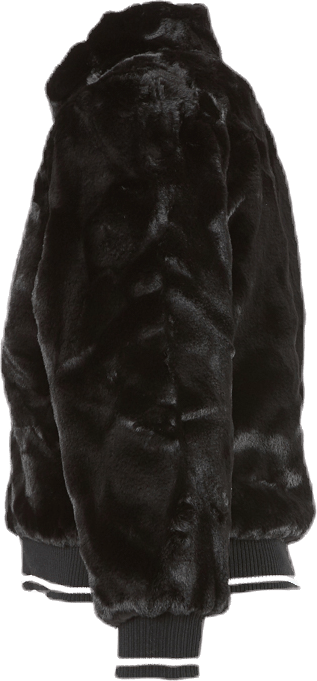 Manette Faux Fur Bomber Jacket Black - Bild 2