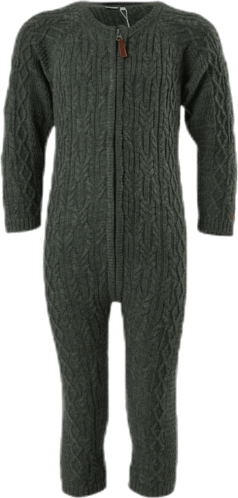Wrilla Wool Ls Knit Suit Thyme, Unisex, Apparels, base layers, Grey, 86