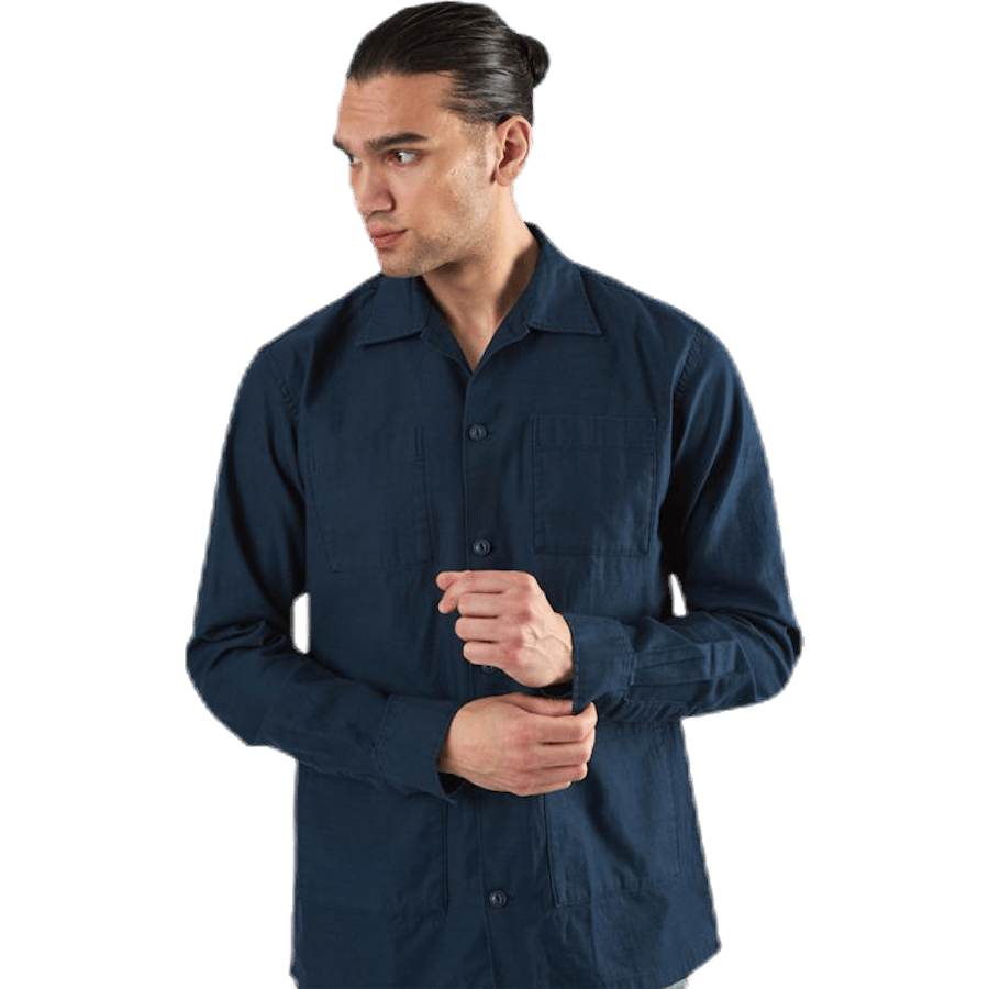 Bastian Shirt Ls Blue