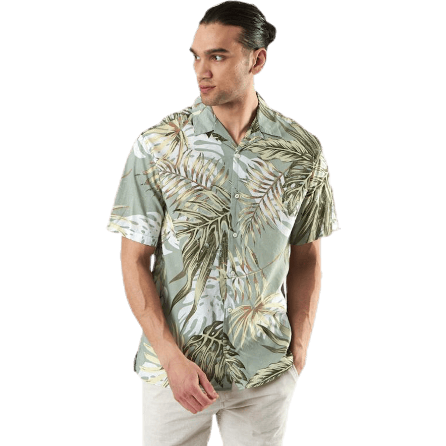 Marty Organic Shirt Ss Green