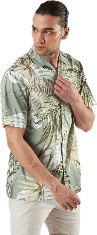 Marty Organic Shirt Ss Green - Bild 2