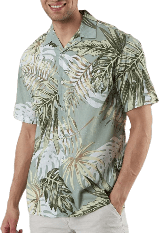 Marty Organic Shirt Ss Green - Bild 4