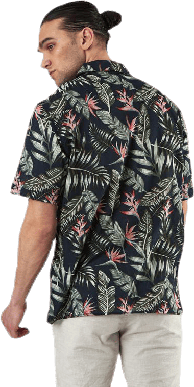 Marty Organic Shirt Ss Blue - Bild 2