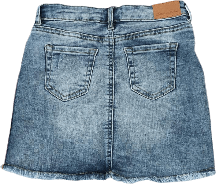 Stephania Panel Dnm Skirt Blue - Bild 2