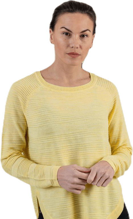 Caviar L/S Pullover Knt Yellow