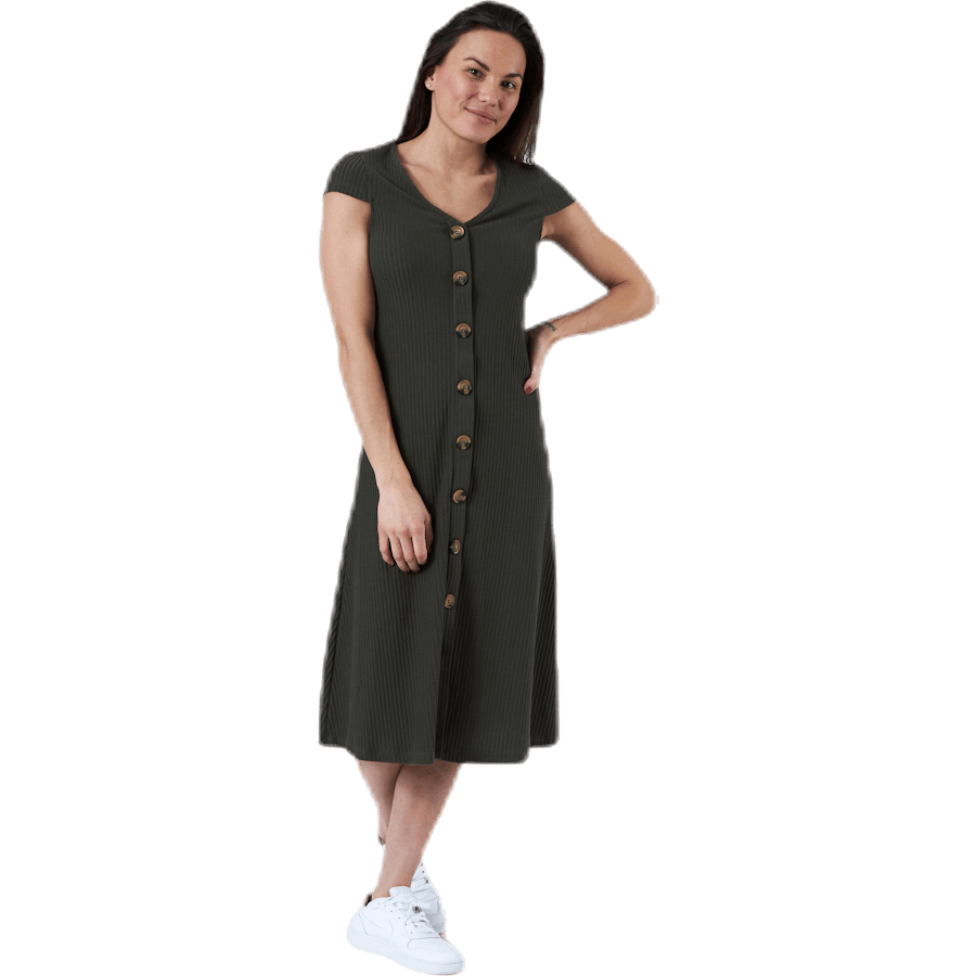 Nella S/S Dress Jrs Green