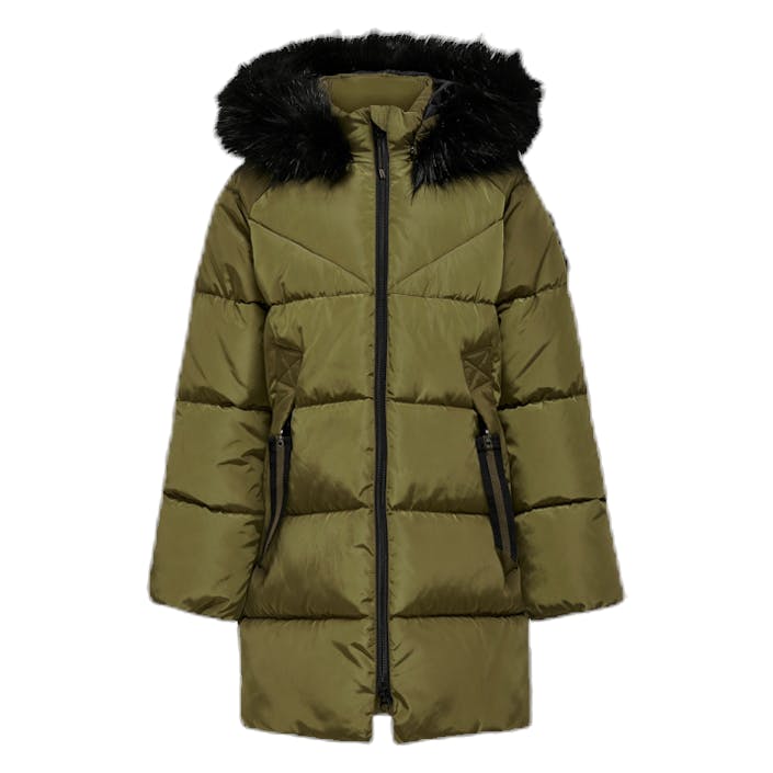 Monica Long Puffer Coat Beige, Unisex, Vêtements, vestes, Beige, 164