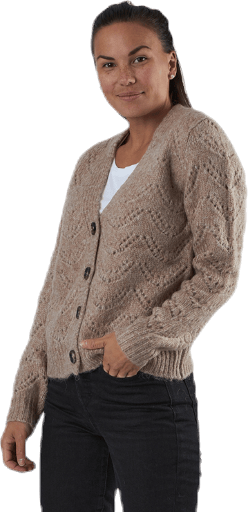 Bibi Ls  Knit Cardigan Beige - Bild 4