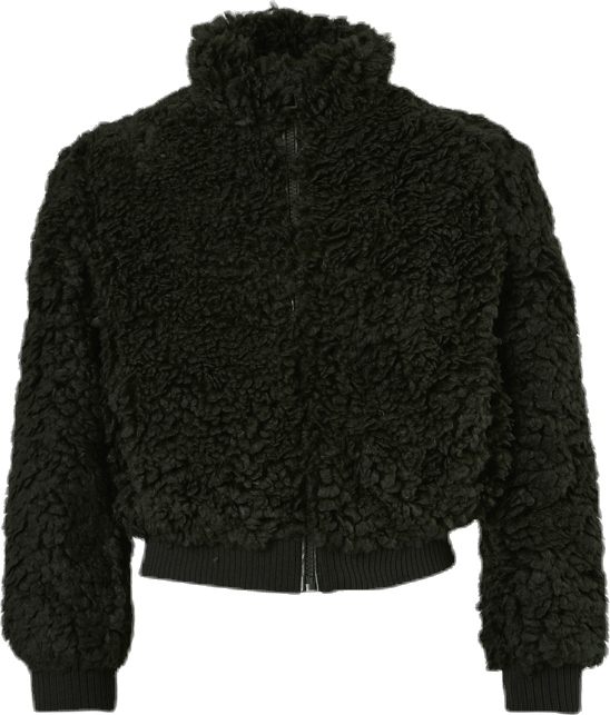 Ellie Sherpa Bomber Green, Unisex, Apparels, jackets, Green, 158