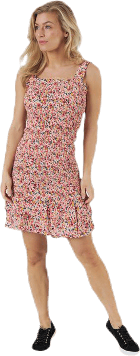Ayrin Smock Strap Dress Pink, Female, Vêtements, jupes et robes, Rose, XS