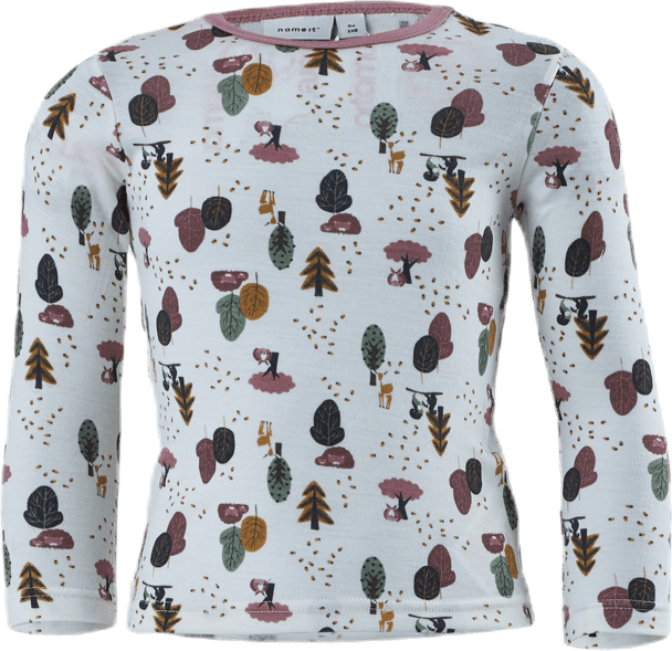 Willit Wool Ls Top White, Unisex, Apparels, base layers, White, 86