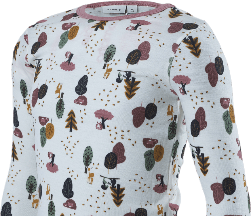 Willit Wool Ls Top White - Bild 4