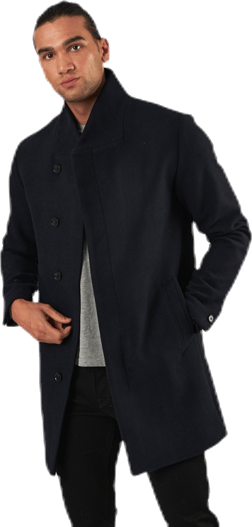 Collum Wool Coat Blue - Bild 2