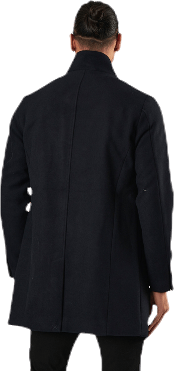 Collum Wool Coat Blue - Bild 4