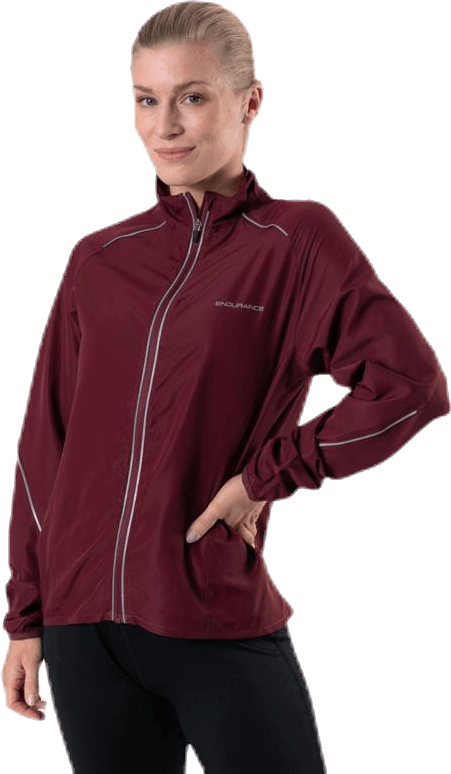 Kerry V2 Jacket Red, Female, Apparels, jackets, Running, Red, 42