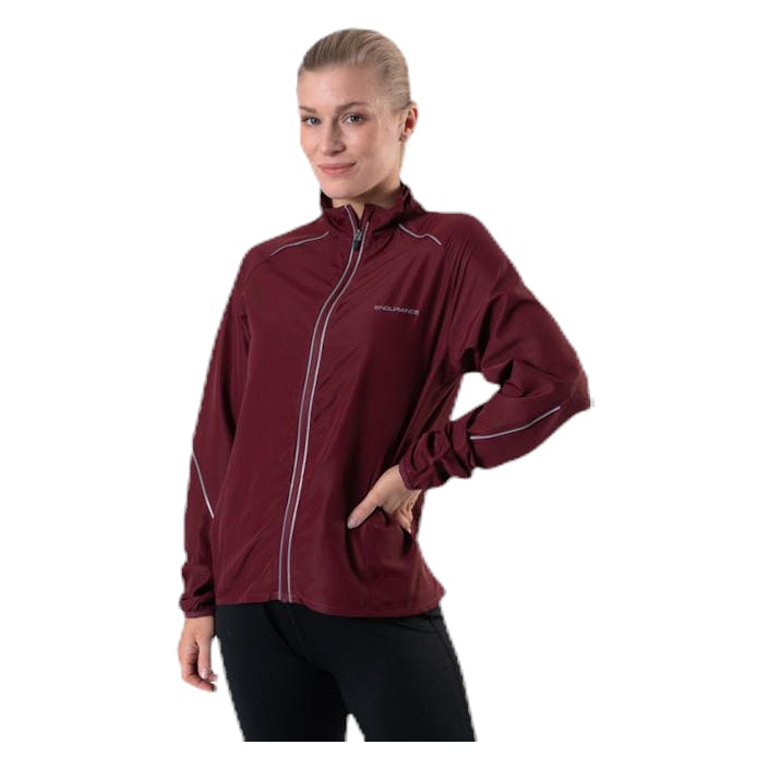 Kerry V2 Jacket Red, Female, Apparels, jackets, Running, Red, 42