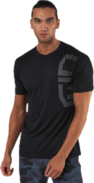 Edel S/S Tee Black, Male, Apparels, T-shirt, Running, Black, S