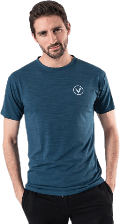Joker Melange S/S Tee Blue - Bild 3