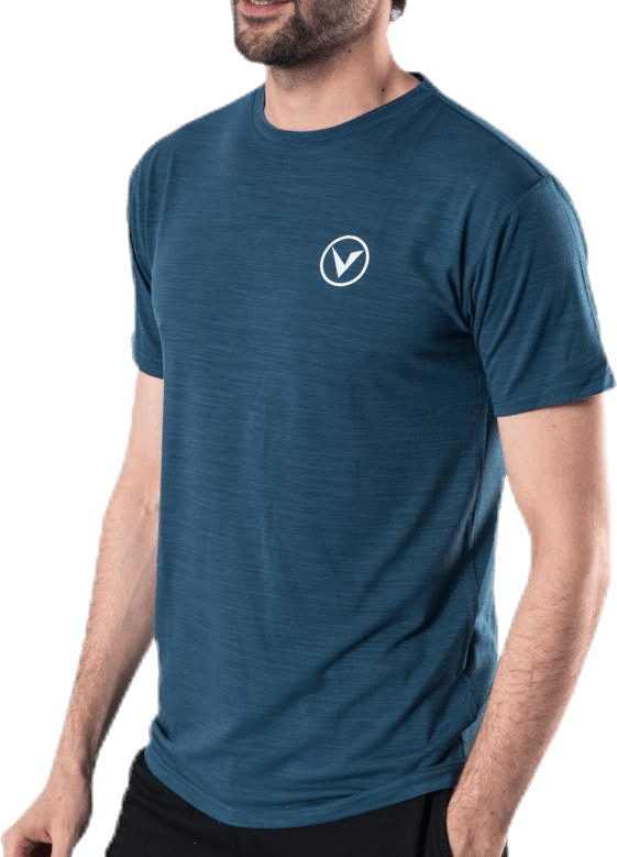 Joker Melange S/S Tee Blue - Bild 4