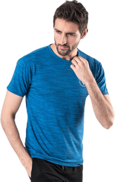 Joker Melange S/S Tee Blue - Bild 4
