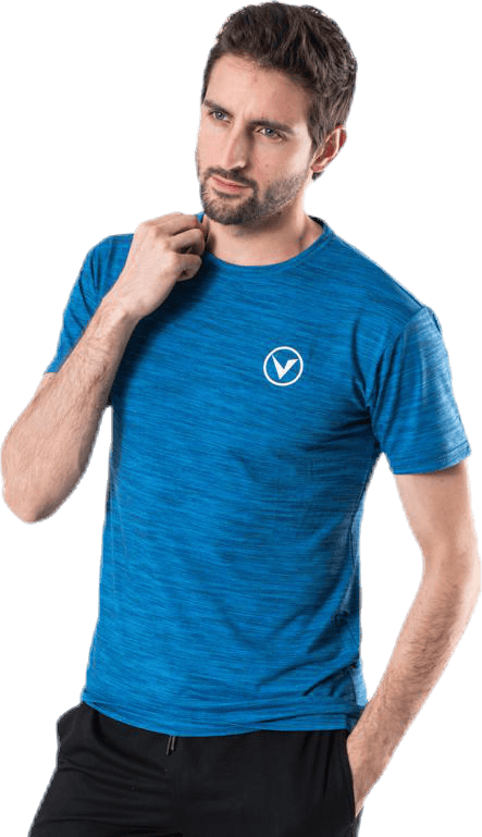 Joker Melange S/S Tee Blue - Bild 5