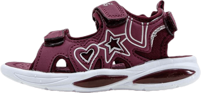 Miki Kids Lite Sandal w Lights Purple, Unisex, Skor, Sandaler och Tofflor, Lila, EU 26